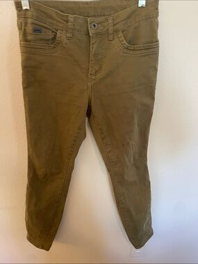 Kuhl Olive Cropped Slim Jeans